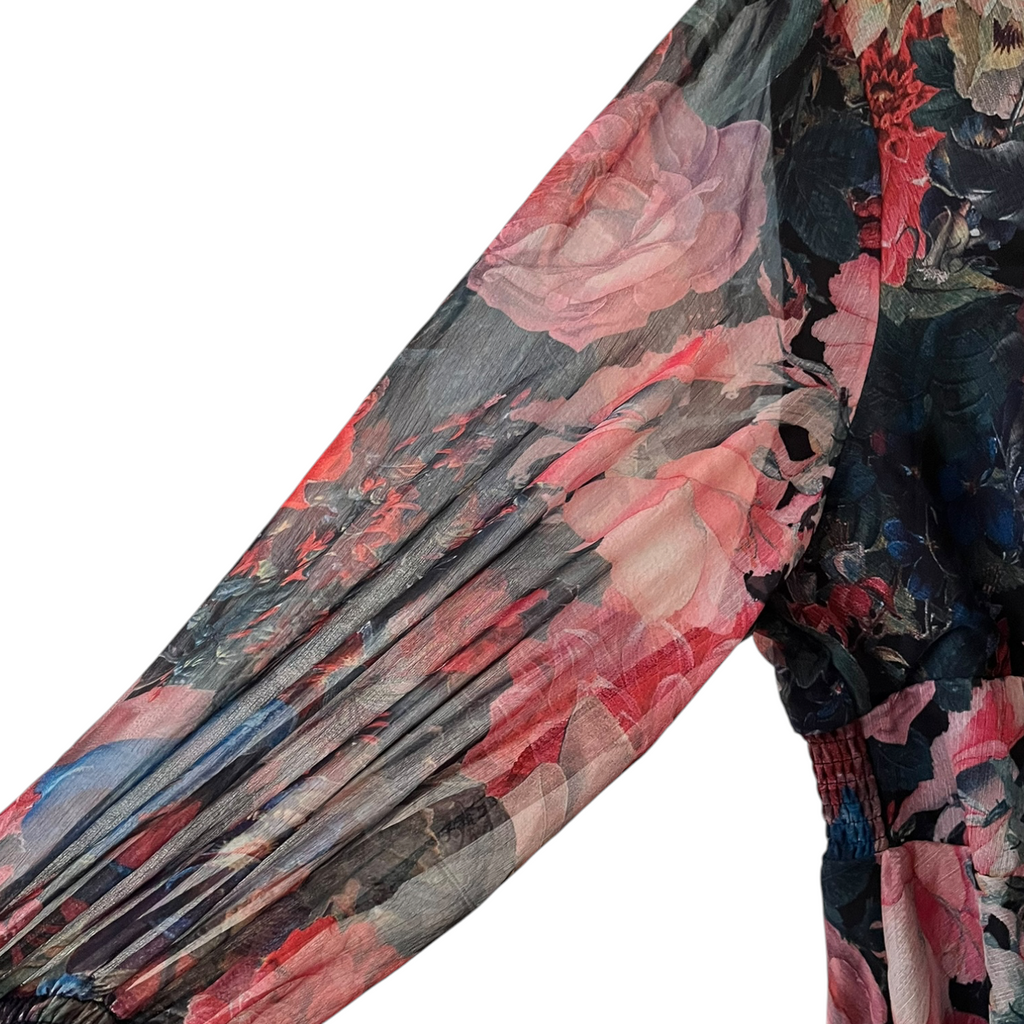 Long flowers dress