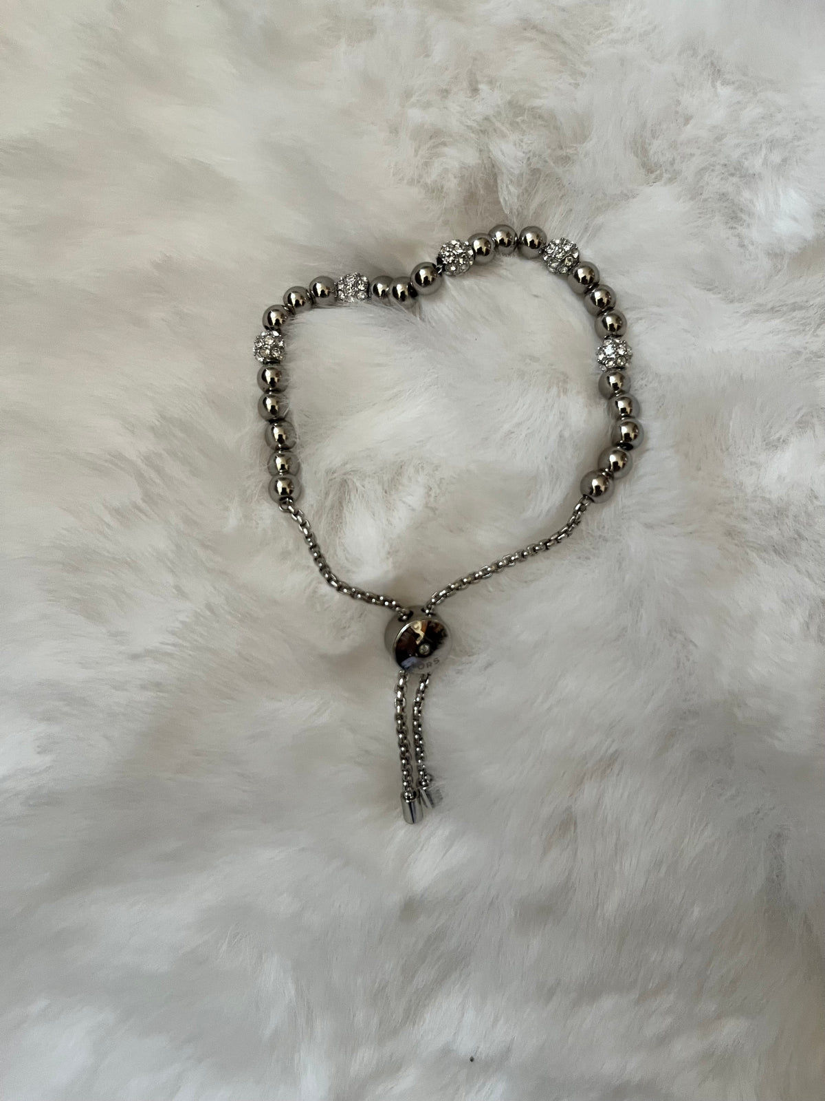 Michael Kors beaded pavé crystal bracelet