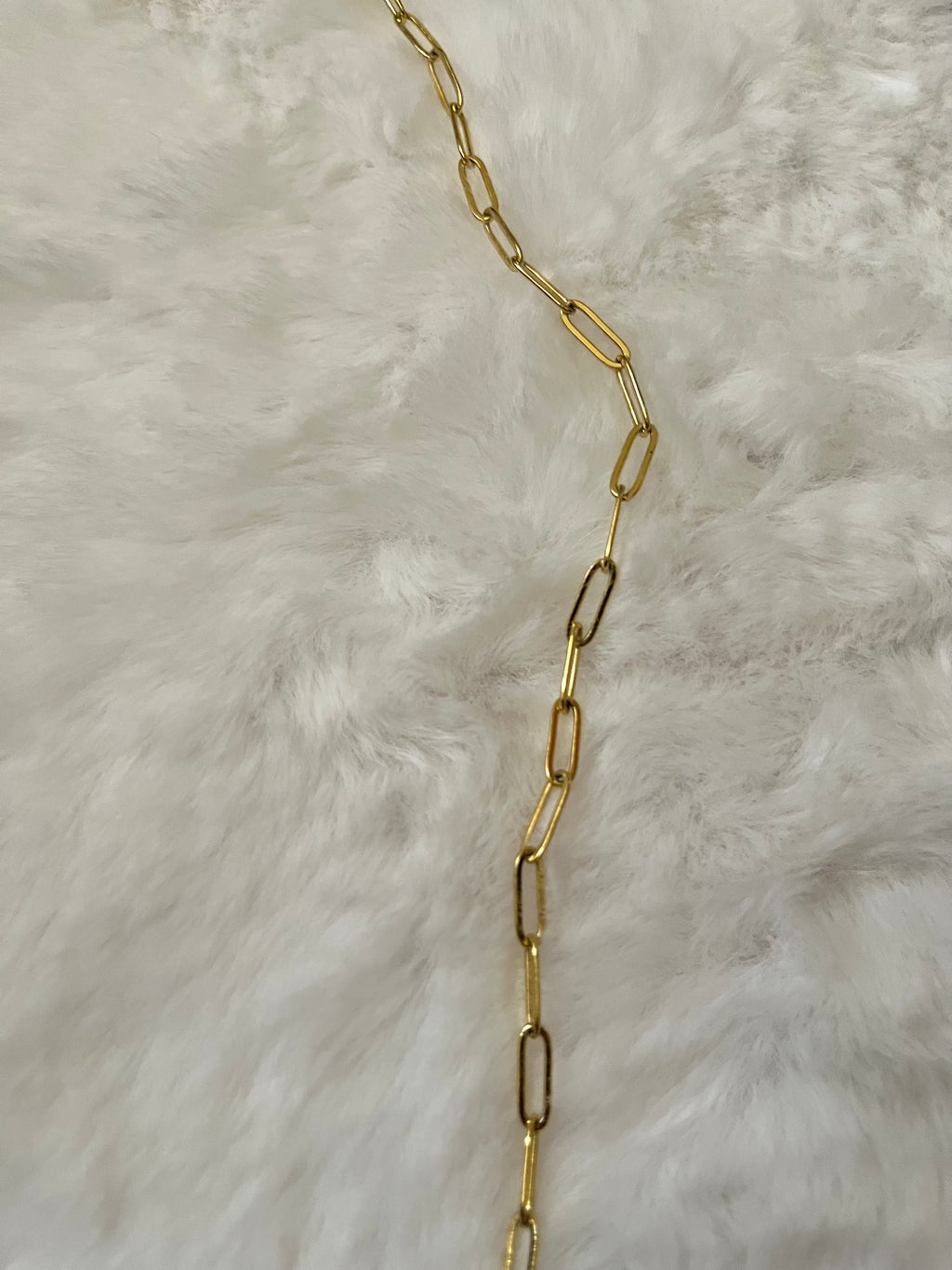 Gold plated chain necklace