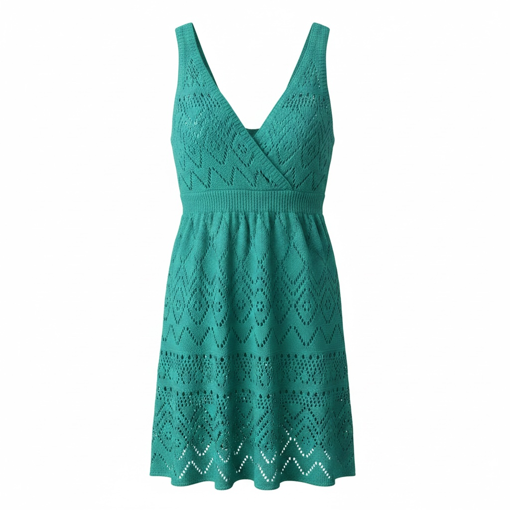 Green lace mini