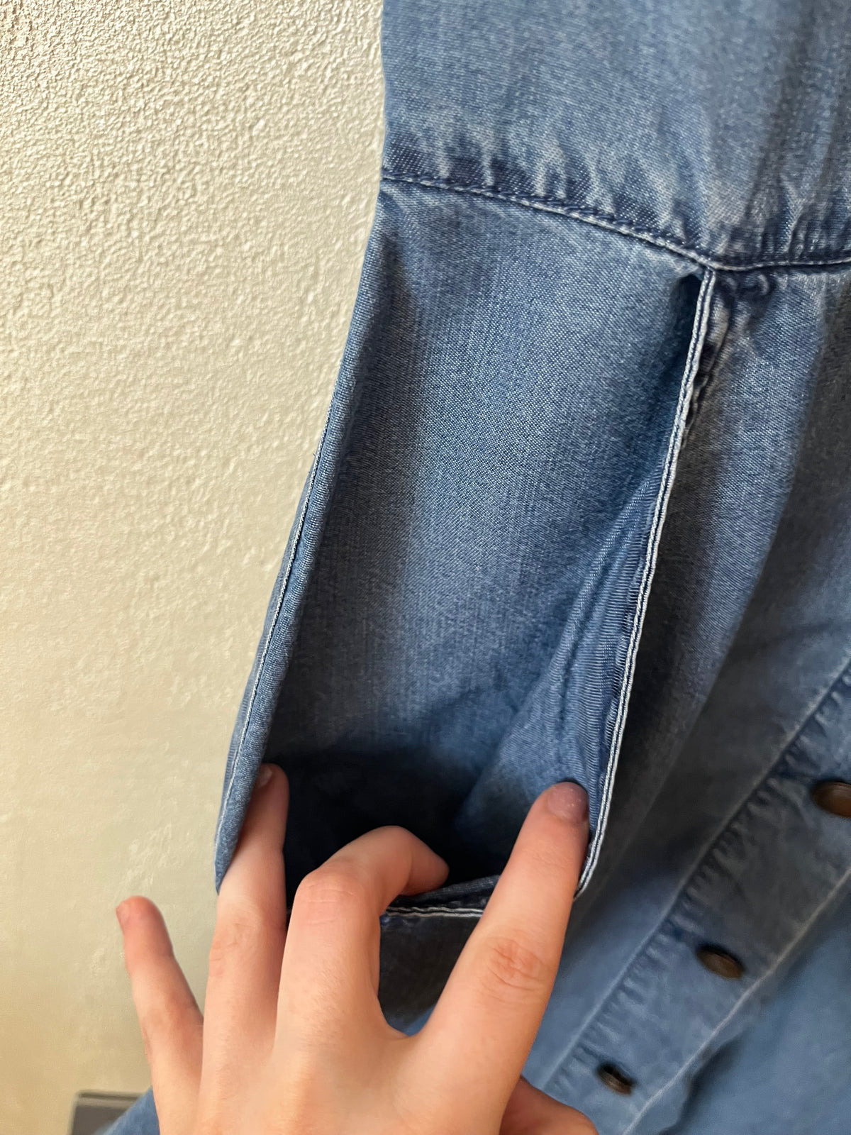 Soft denim dress
