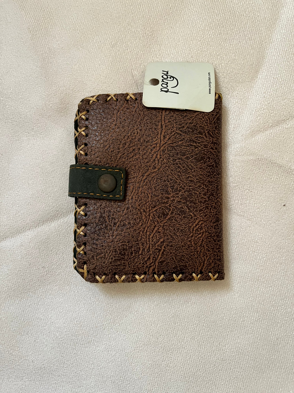 Brown leather wallet