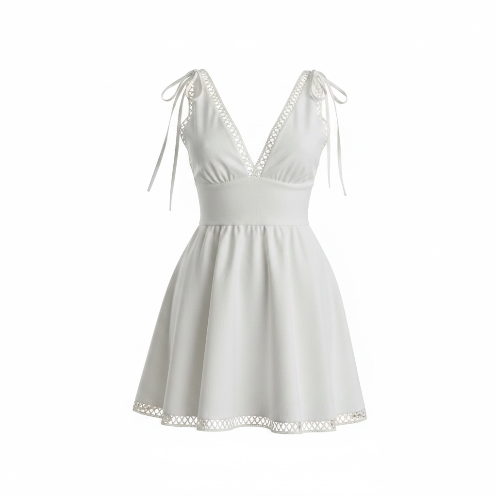 White dress size S