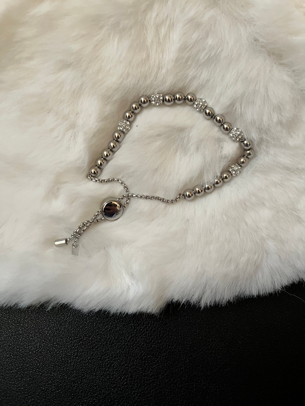 Michael Kors beaded pavé crystal bracelet