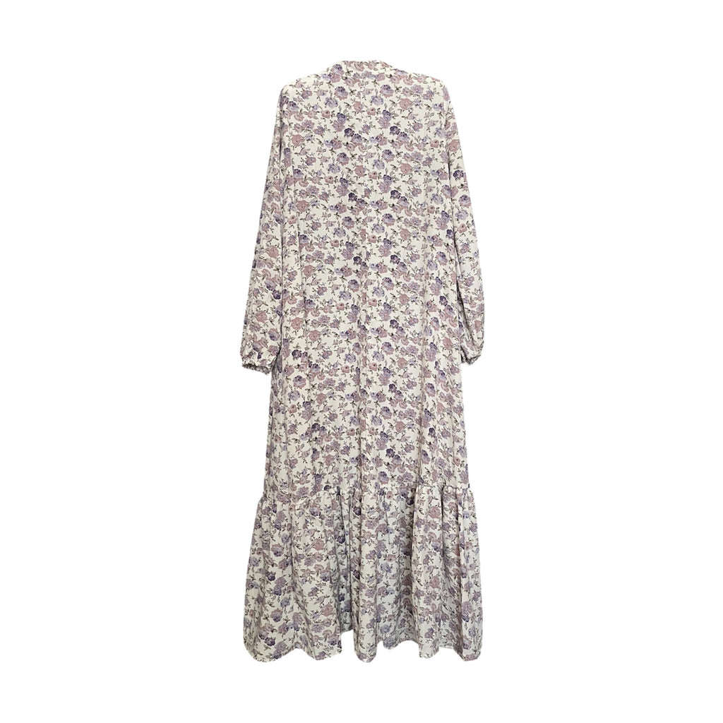 Purple flowers dress