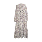 Purple flowers dress