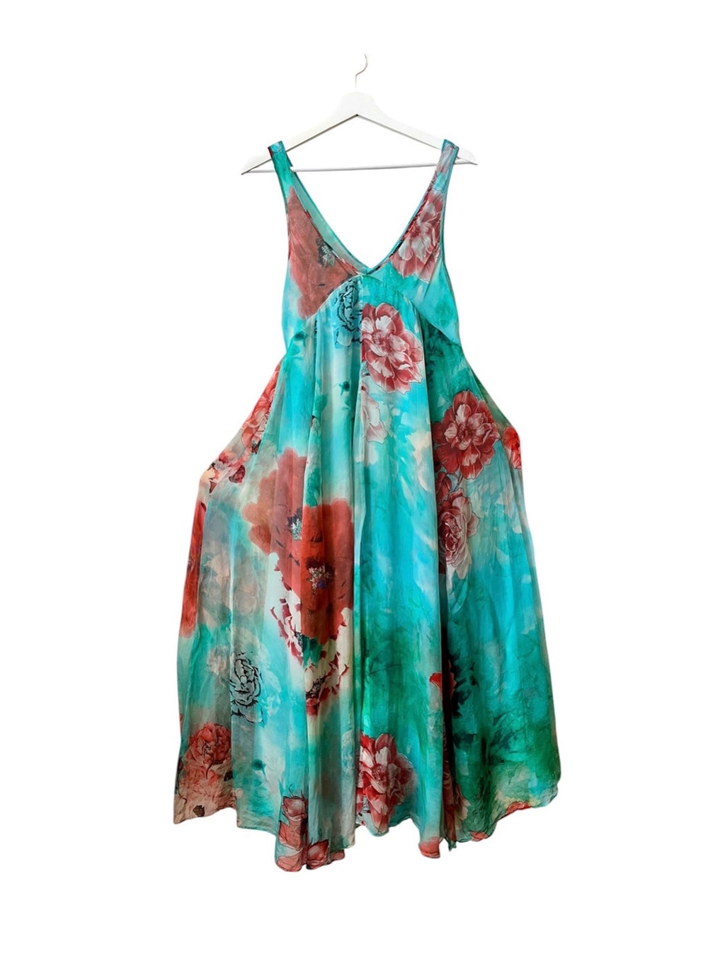 100% silk dress