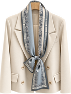Satin long scarf