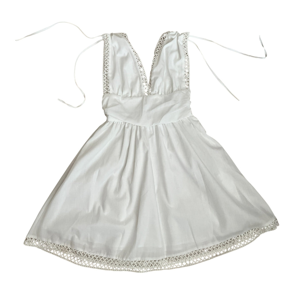 White dress size S