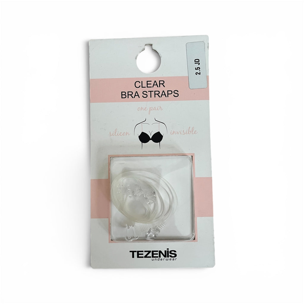 Clear bra straps