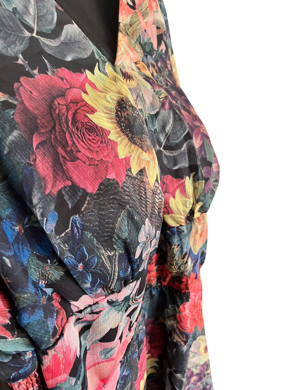 Long flowers dress