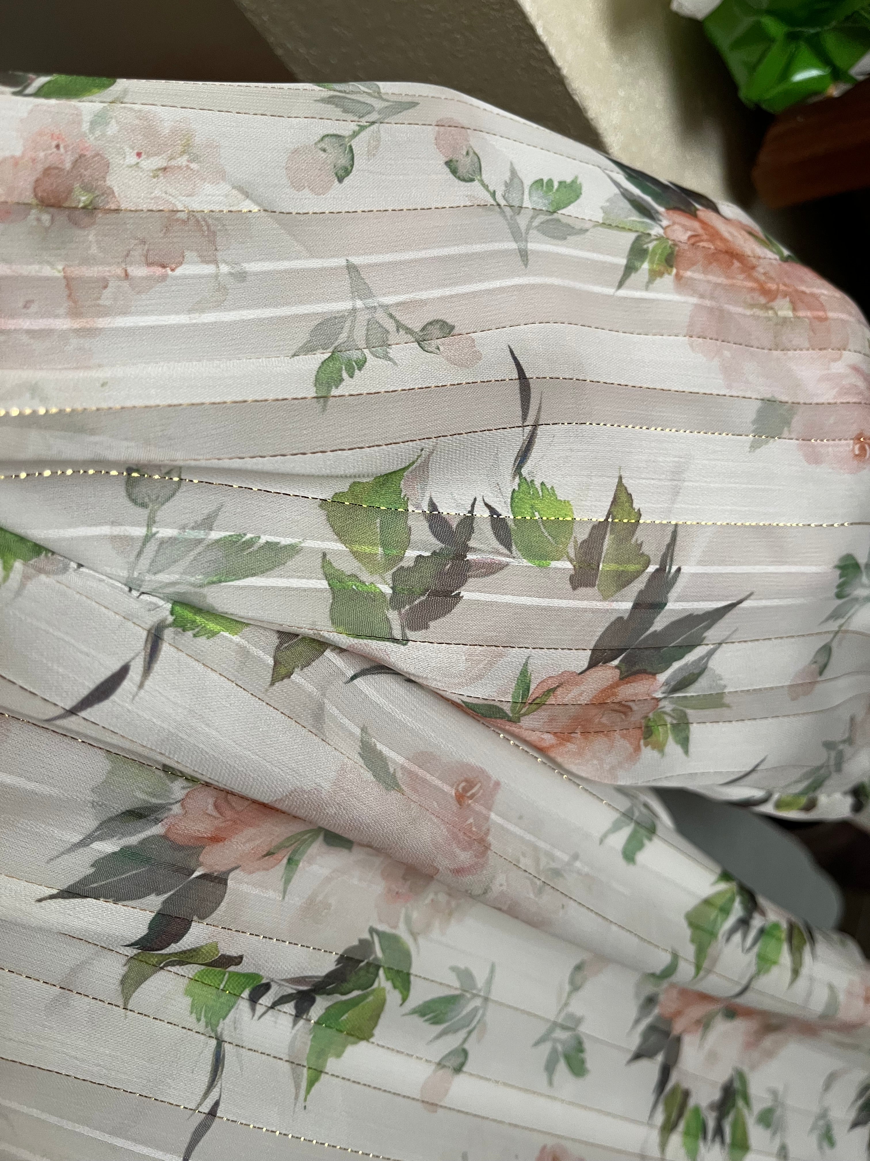 flower pattern blouse