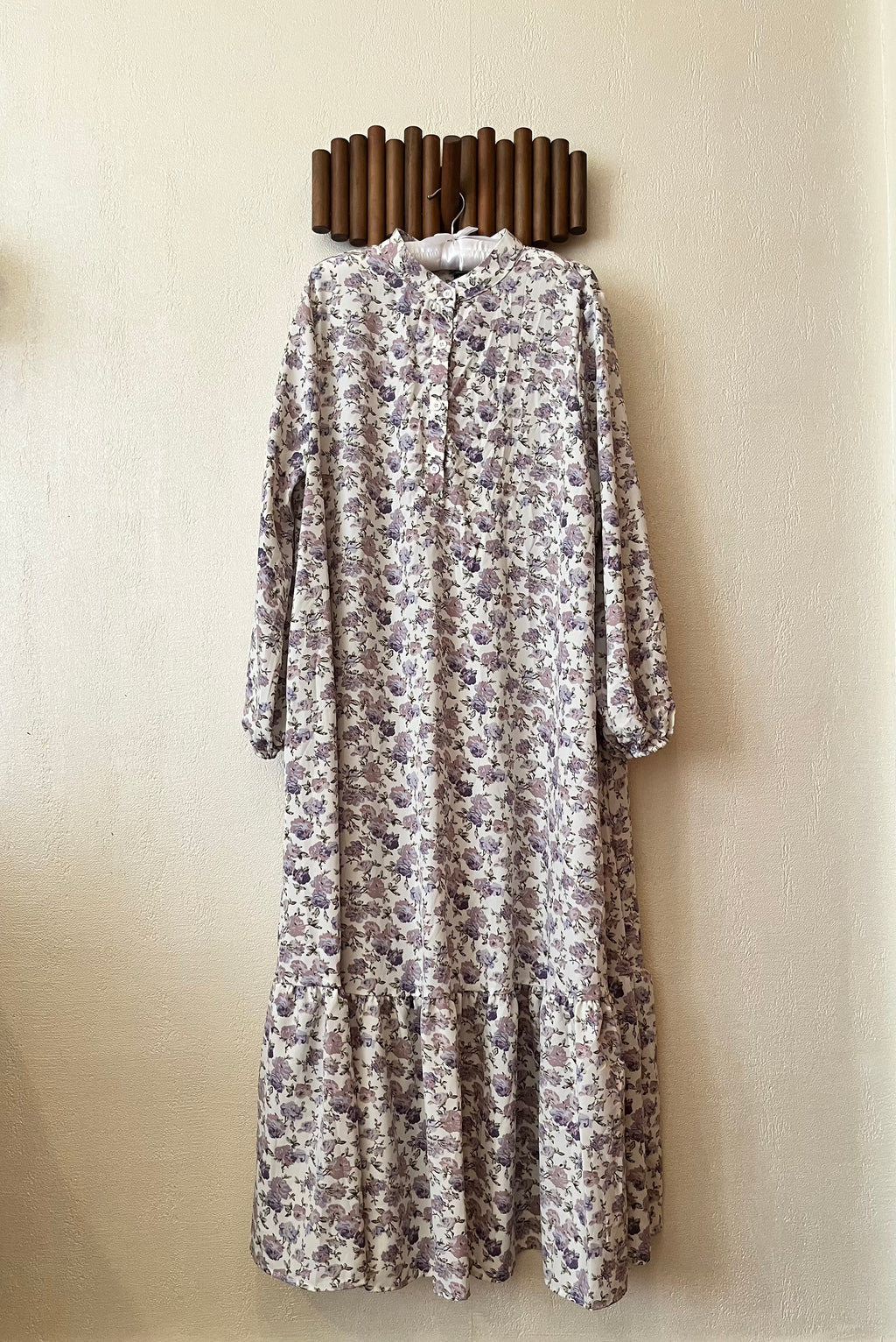 Purple flowers dress