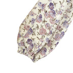Purple flowers dress