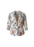 Floral blazer