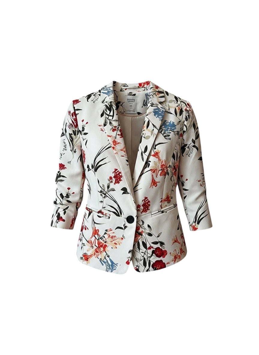 Floral blazer
