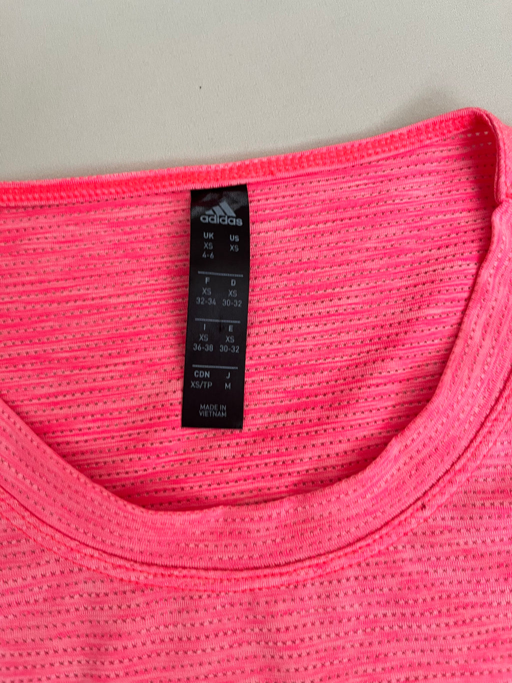 Original adidas top XS