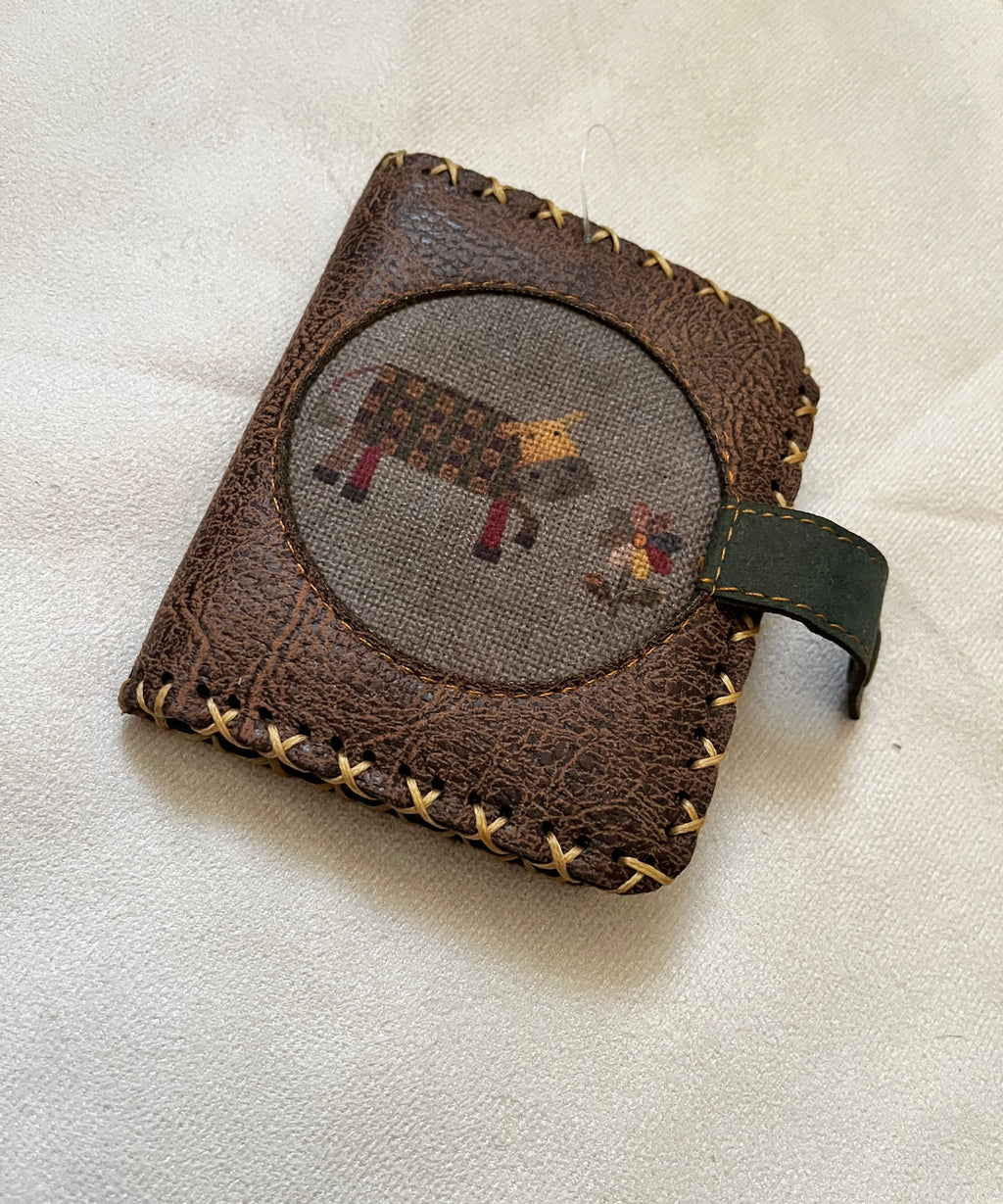 Brown leather wallet
