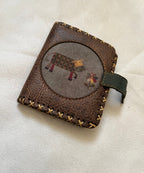 Brown leather wallet