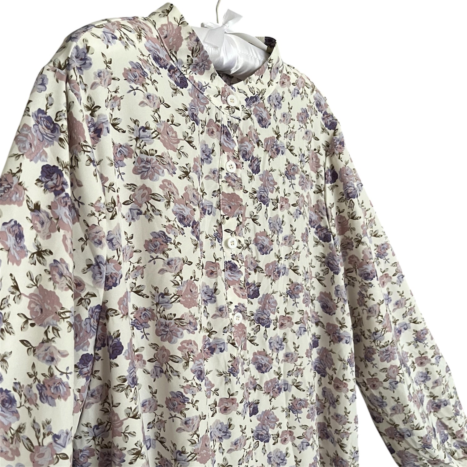 Purple flowers dress