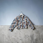 Colored jeans jacket