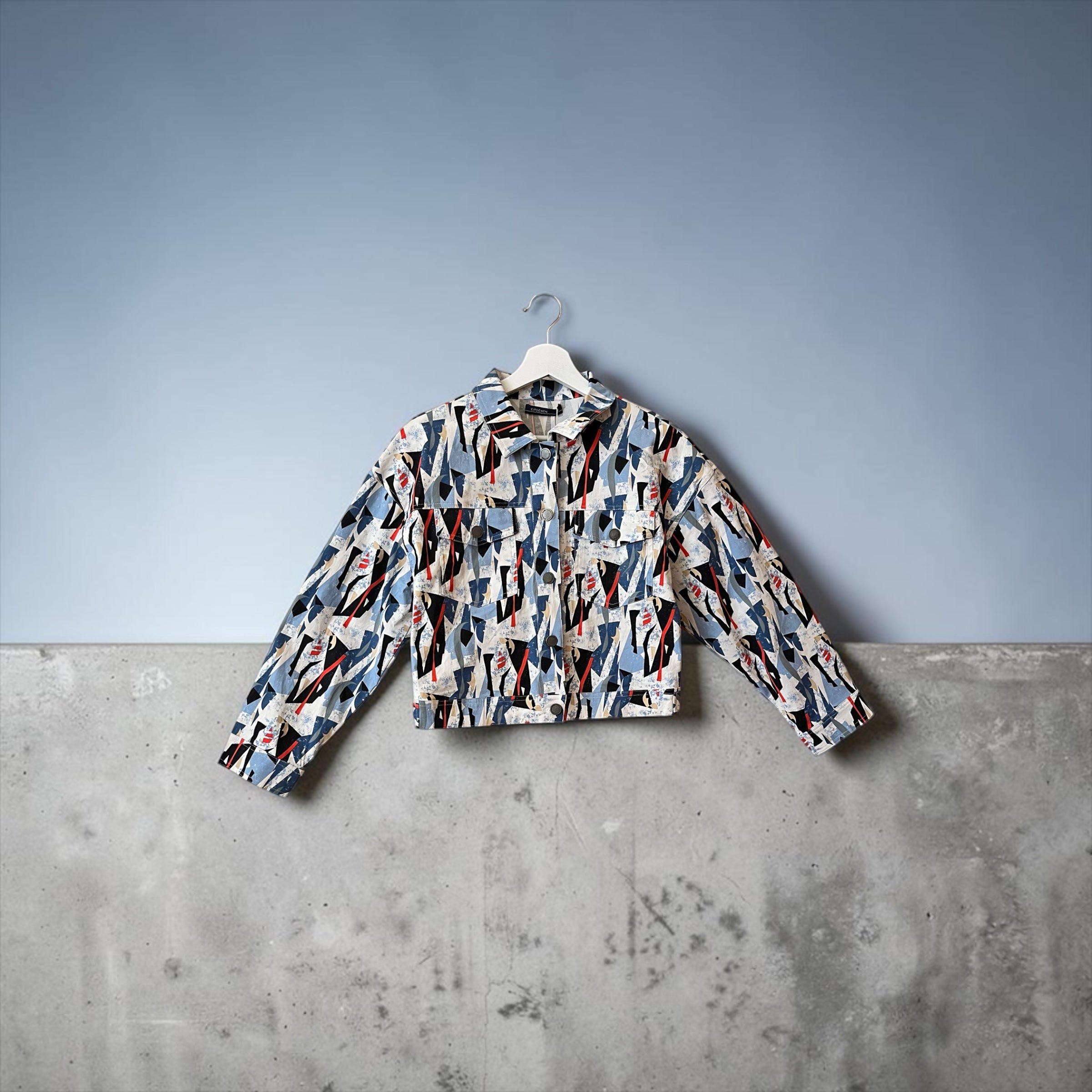 Colored jeans jacket