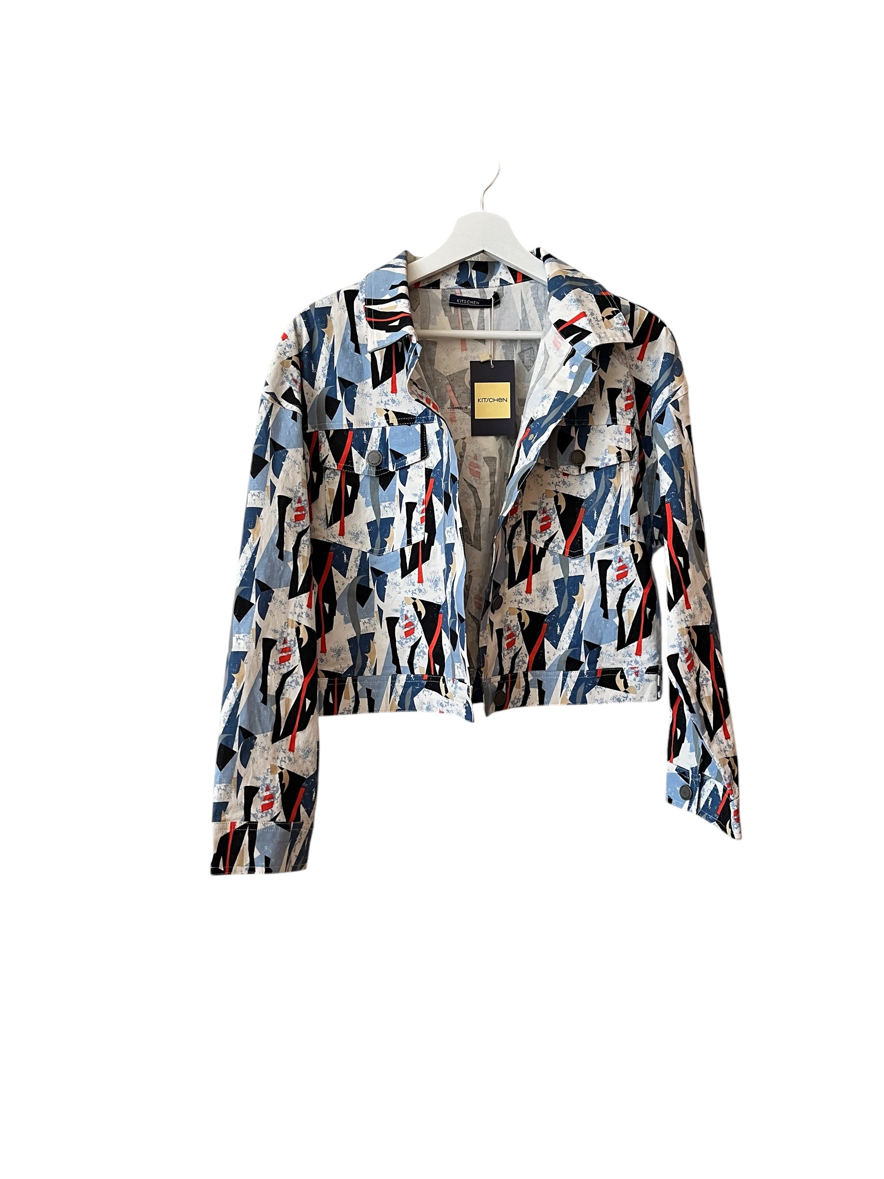 Colored jeans jacket