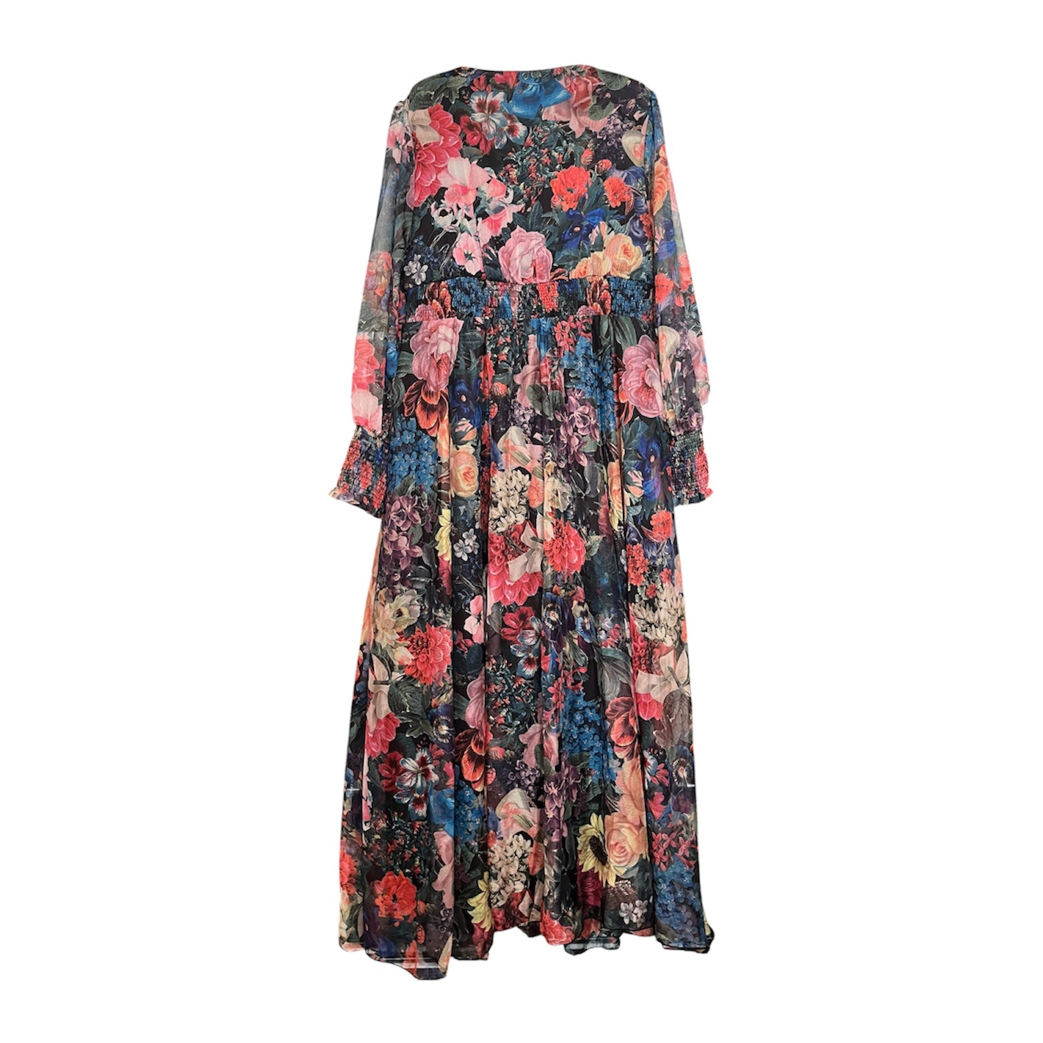 Long flowers dress
