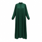 Green dress with buttons