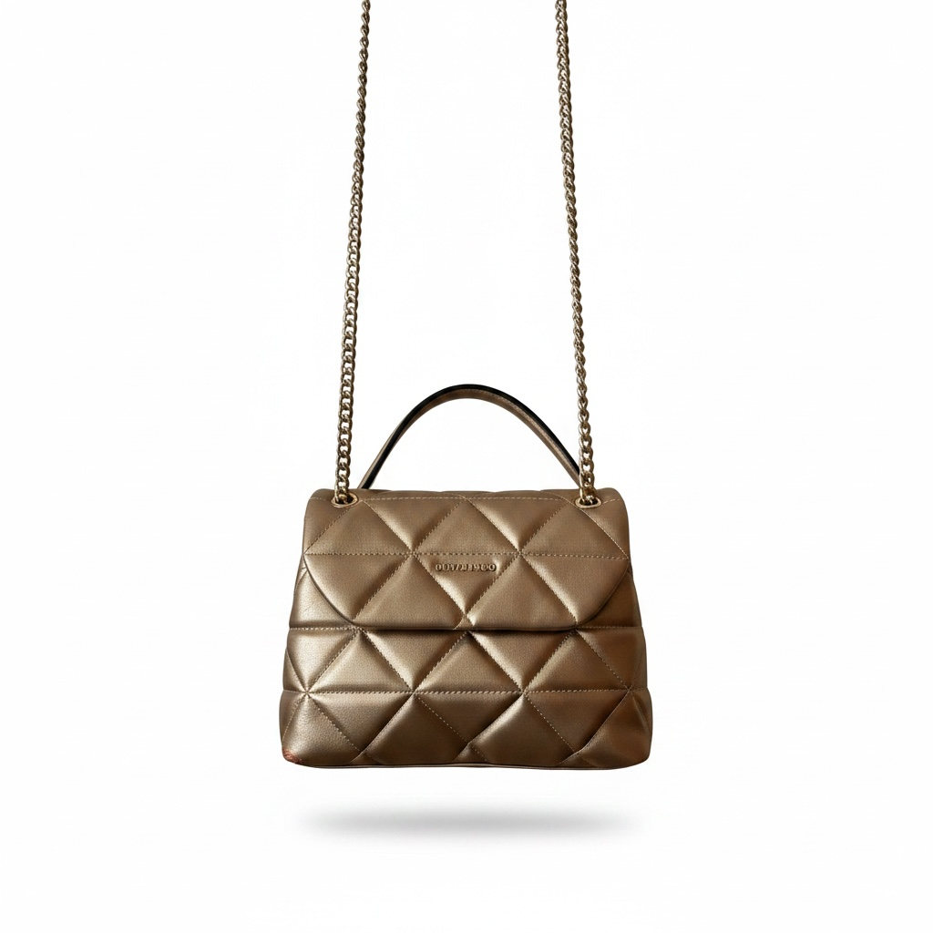 Silver&Polo champaign bag