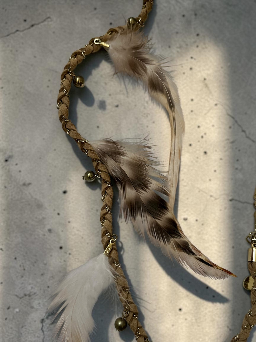 Aldo feather necklace