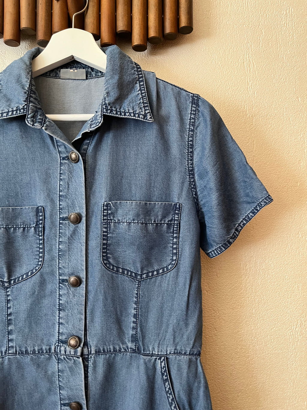 Soft denim dress