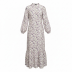 Purple flowers dress