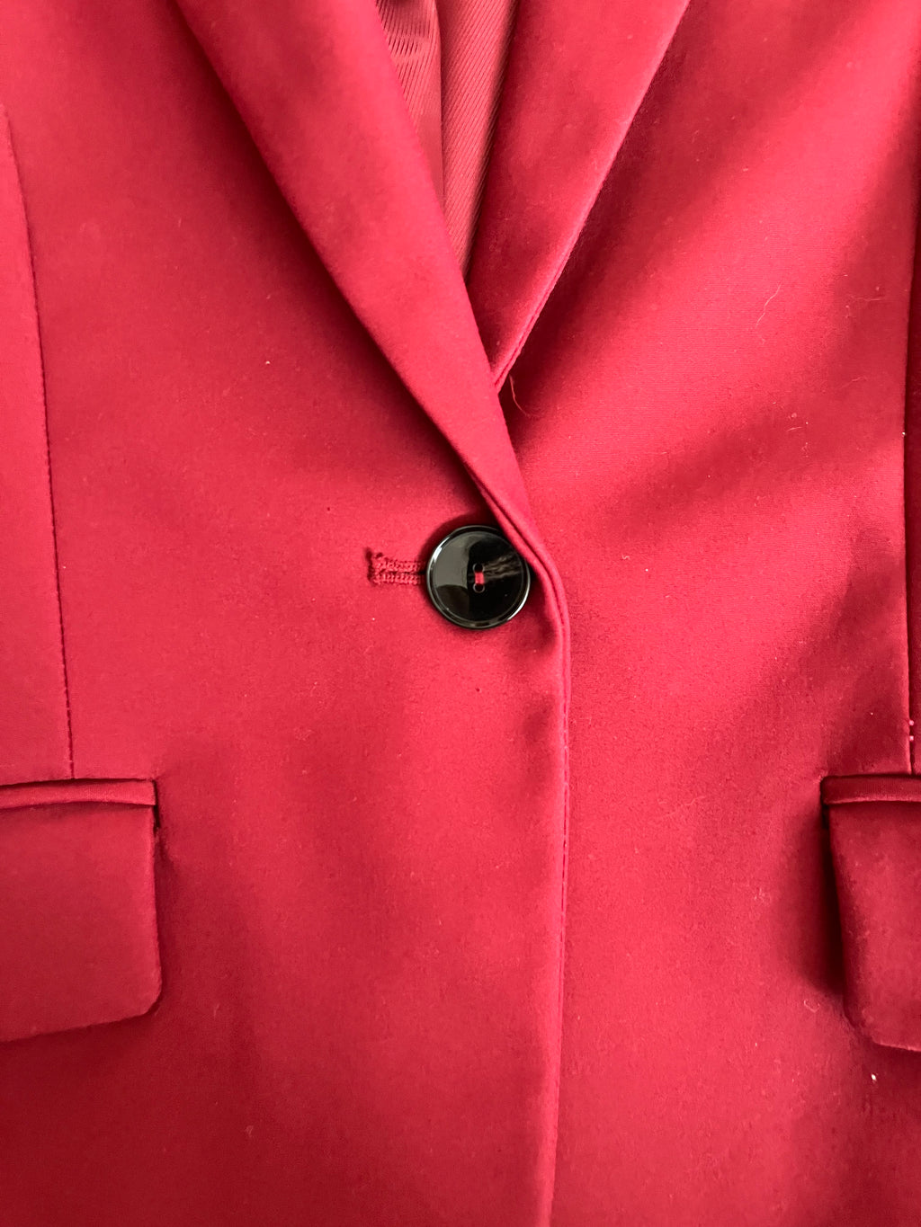 Mango dark red blazer