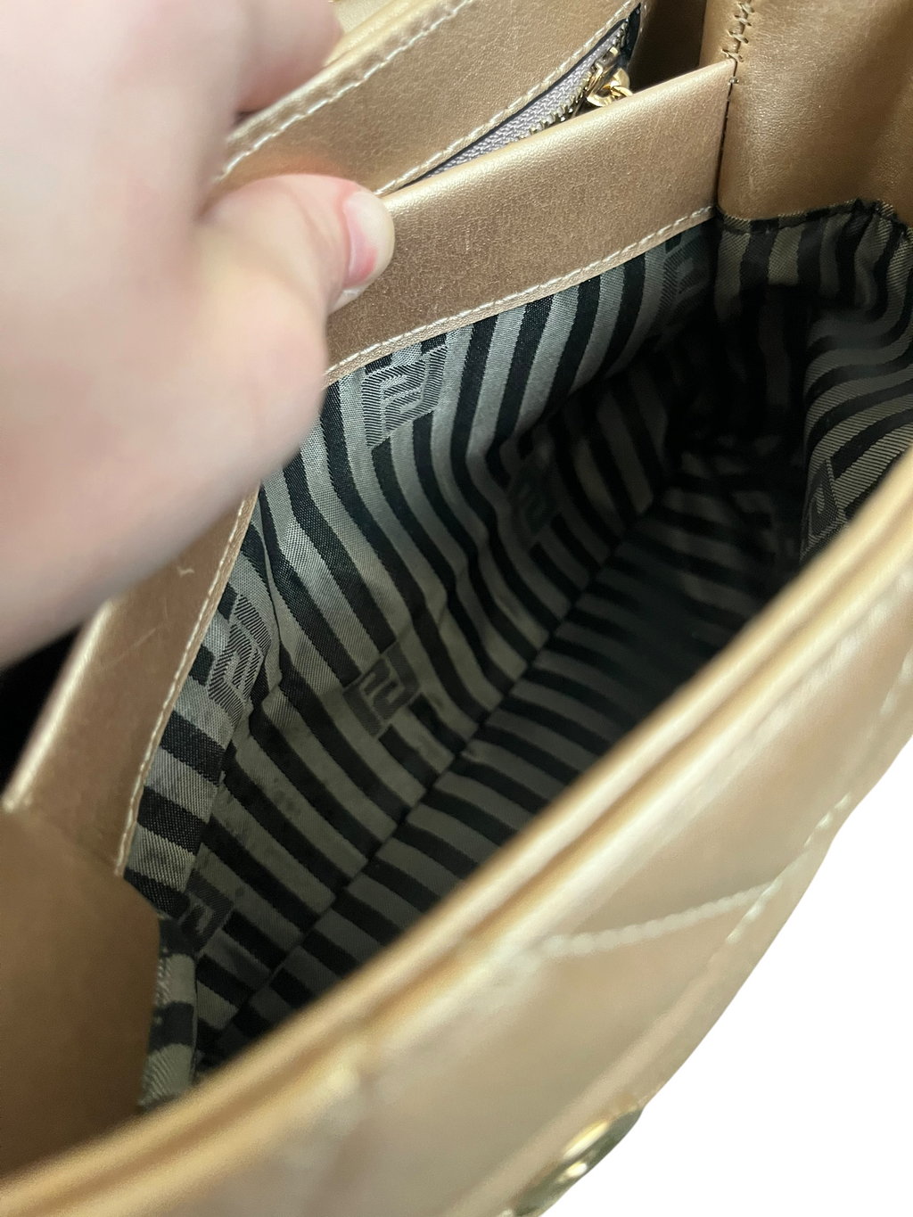 Silver&Polo champaign bag