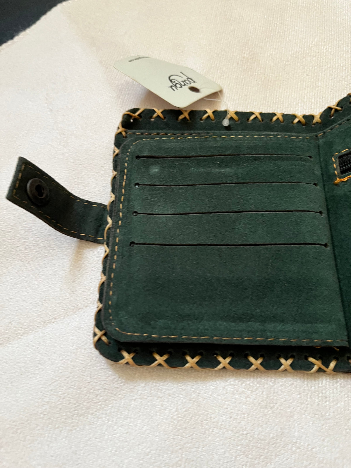 Brown leather wallet