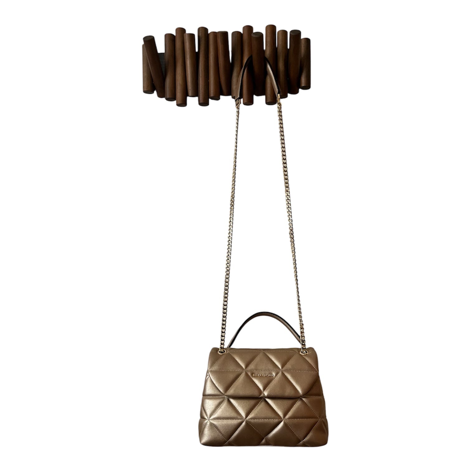 Silver&Polo champaign bag