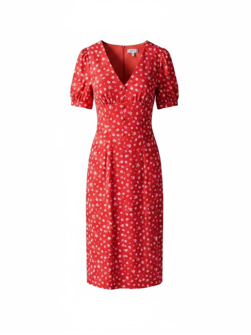 Red long dress