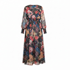 Long flowers dress