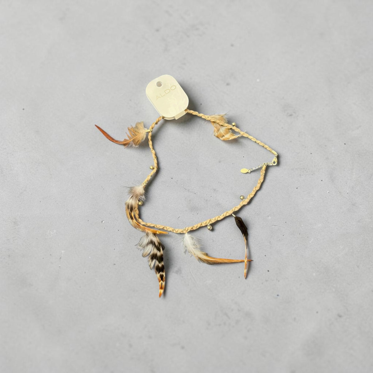 Aldo feather necklace
