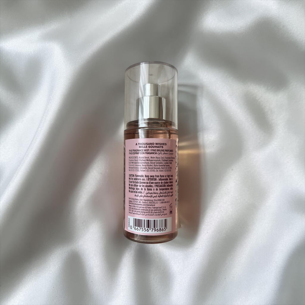 Bath and body works body mist