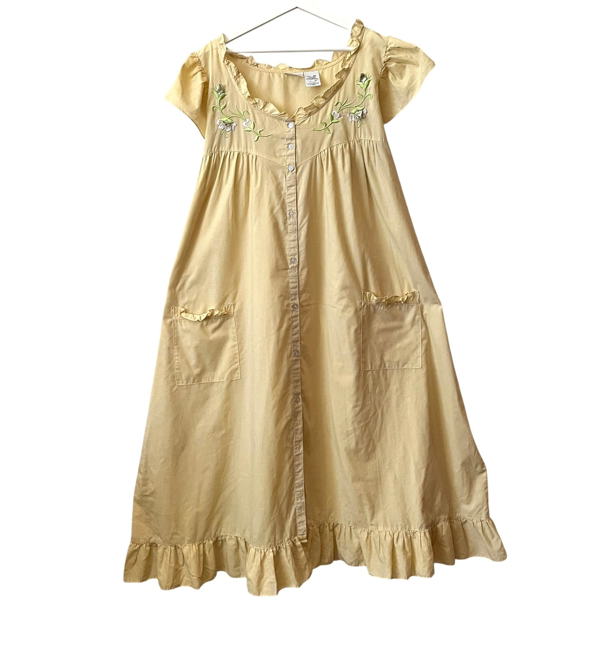 Long yellow dress