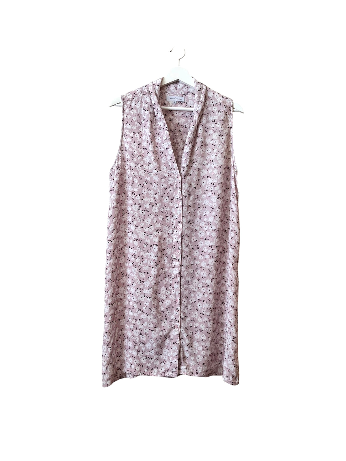 Purple flowers dress