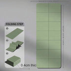 Folded yoga mat