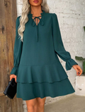 Green shirt dress