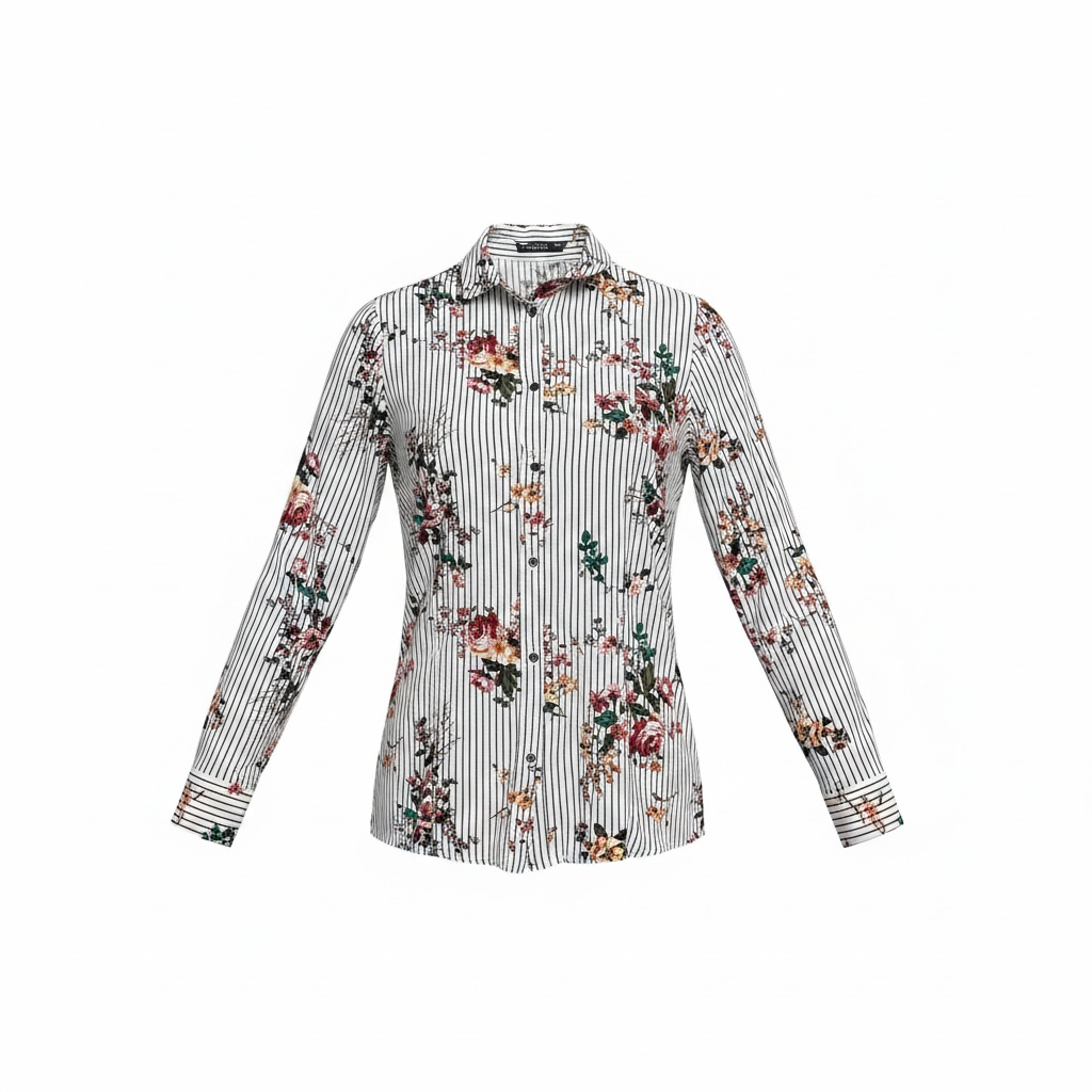 Bershka flower shirt