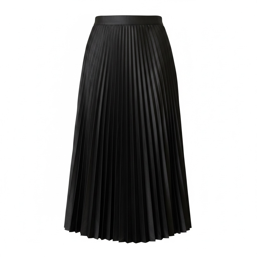 Black satin Skirt