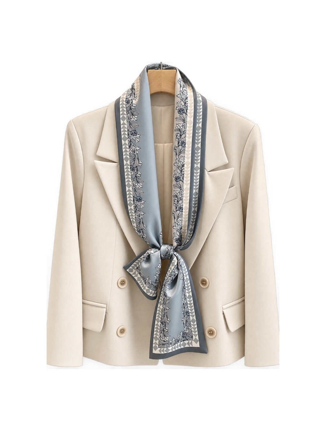 Satin long scarf