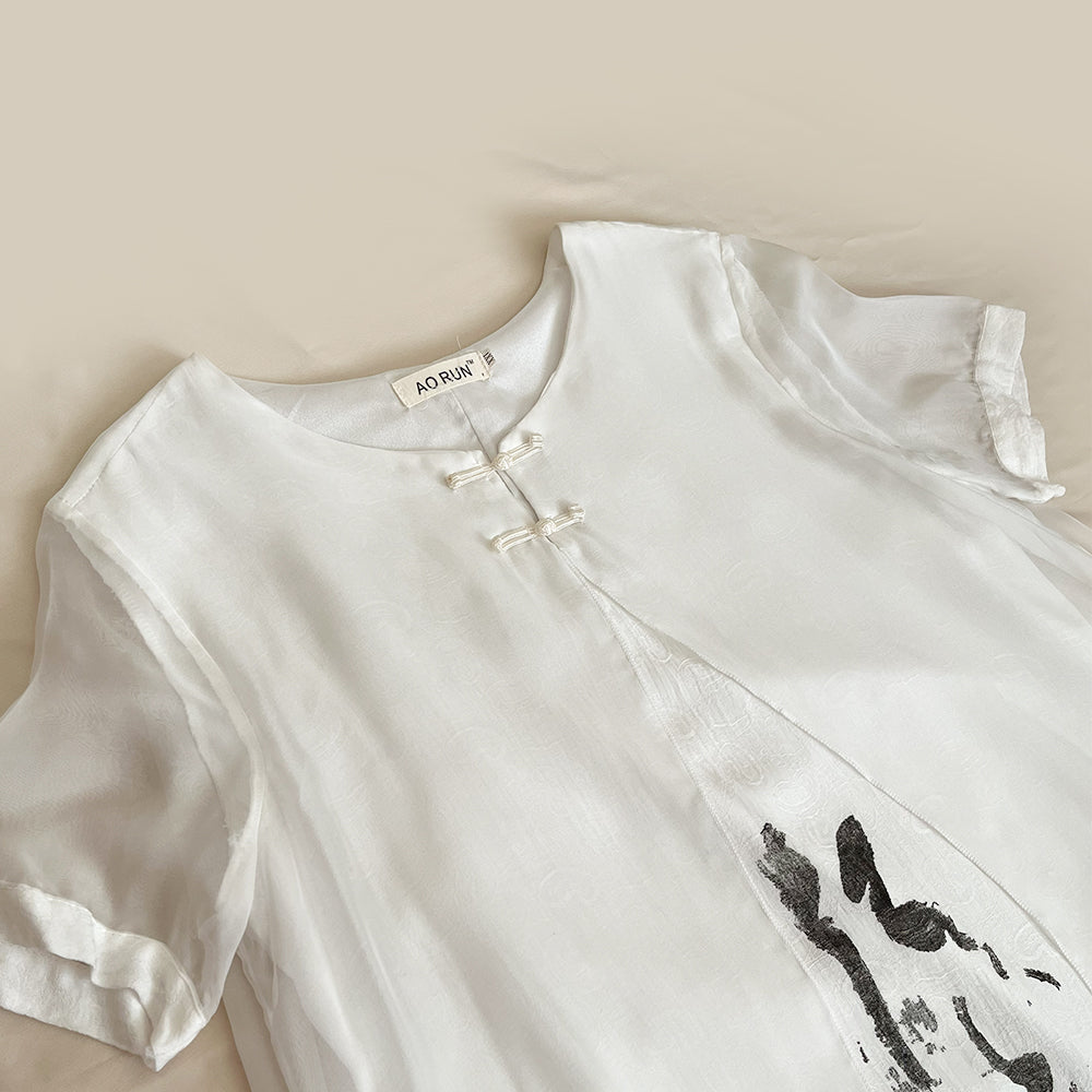 Chiffon Asian dress