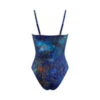 Galaxy swimsuit with skirt